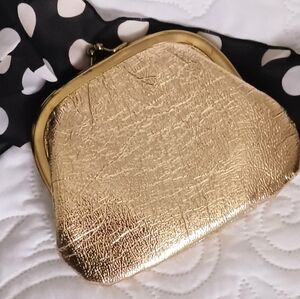 Vintage Gold St. Thomas Coin Clutch